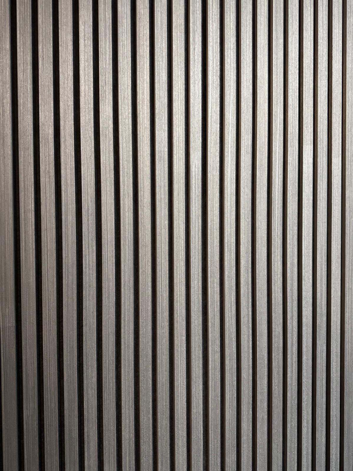 Premier Acoustic Slat Wall Panel Charcoal