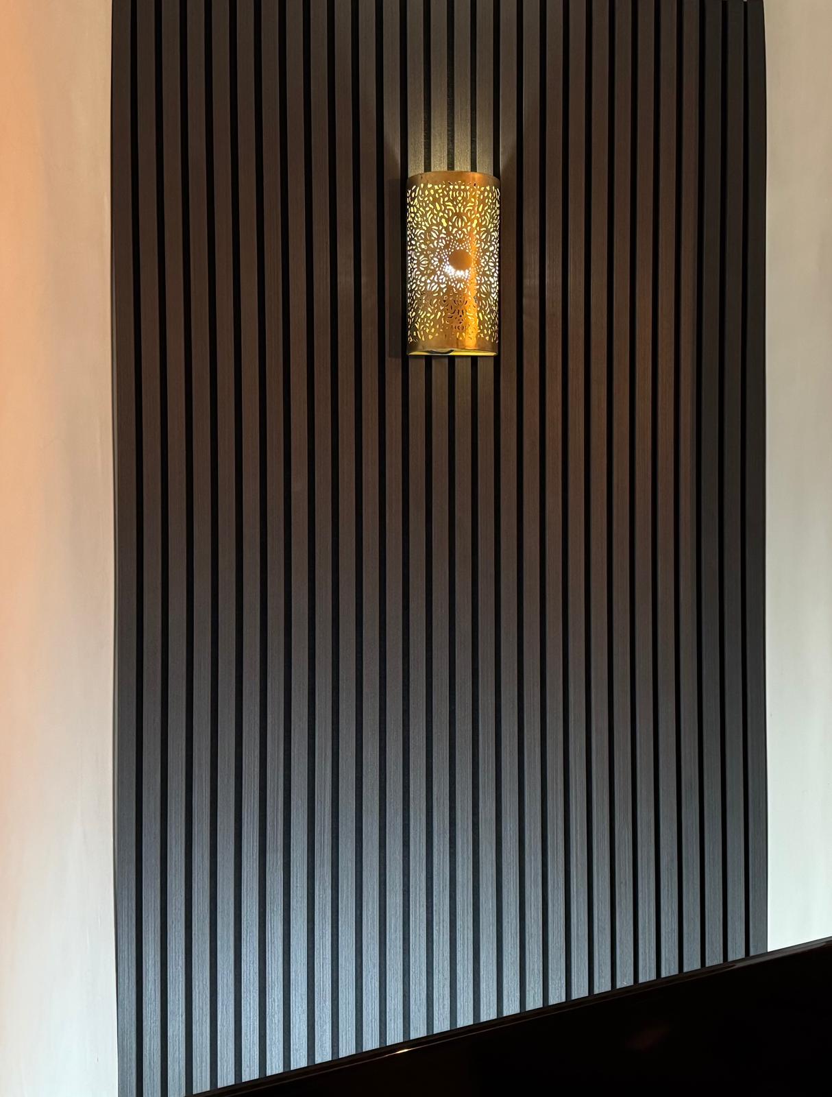 Premier Acoustic Slat Wall Panel Charcoal