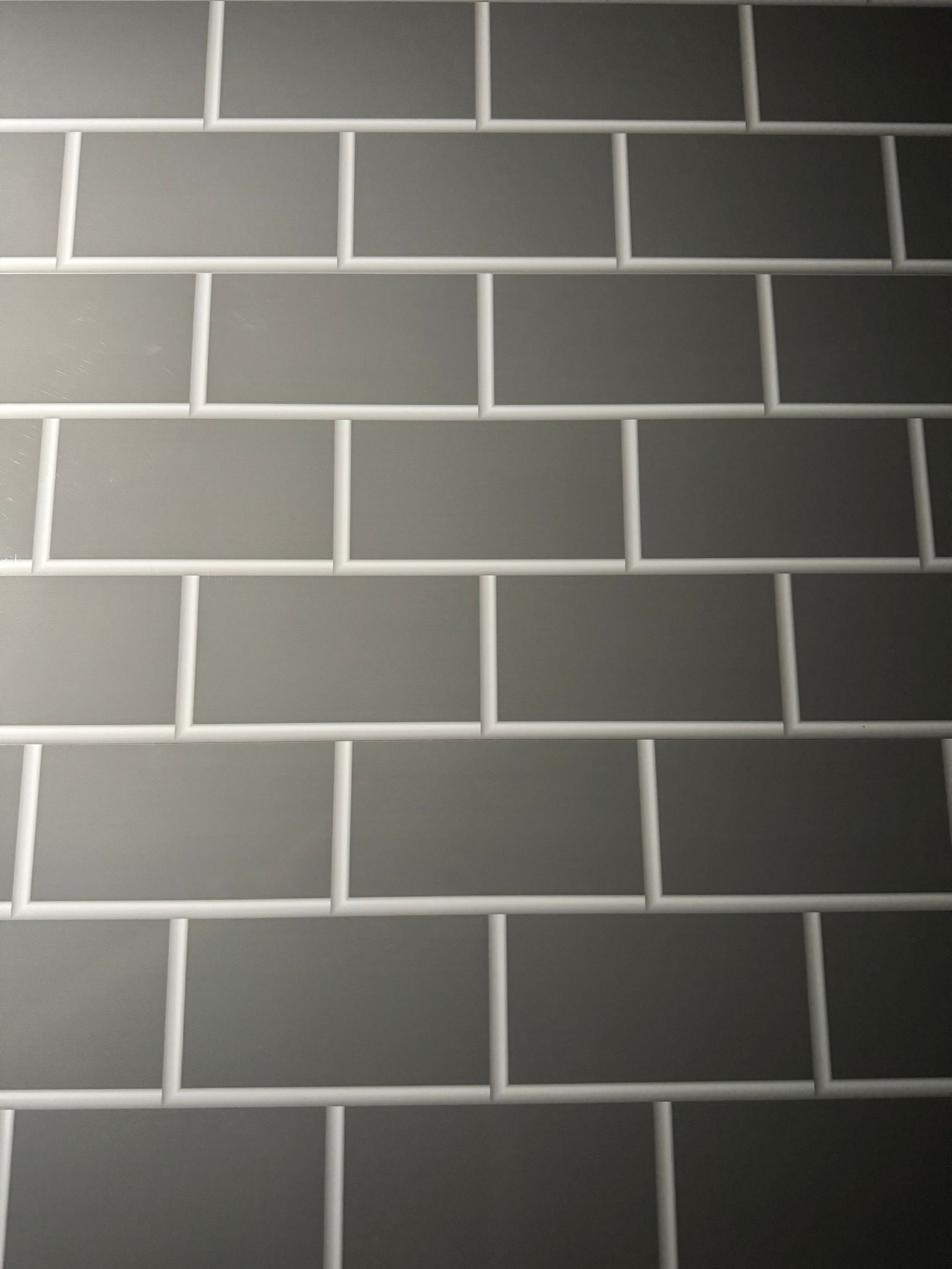 GREY BRICK SMALL TILE FORMAT 5mm BATHROOM WALL PANELS PANELS